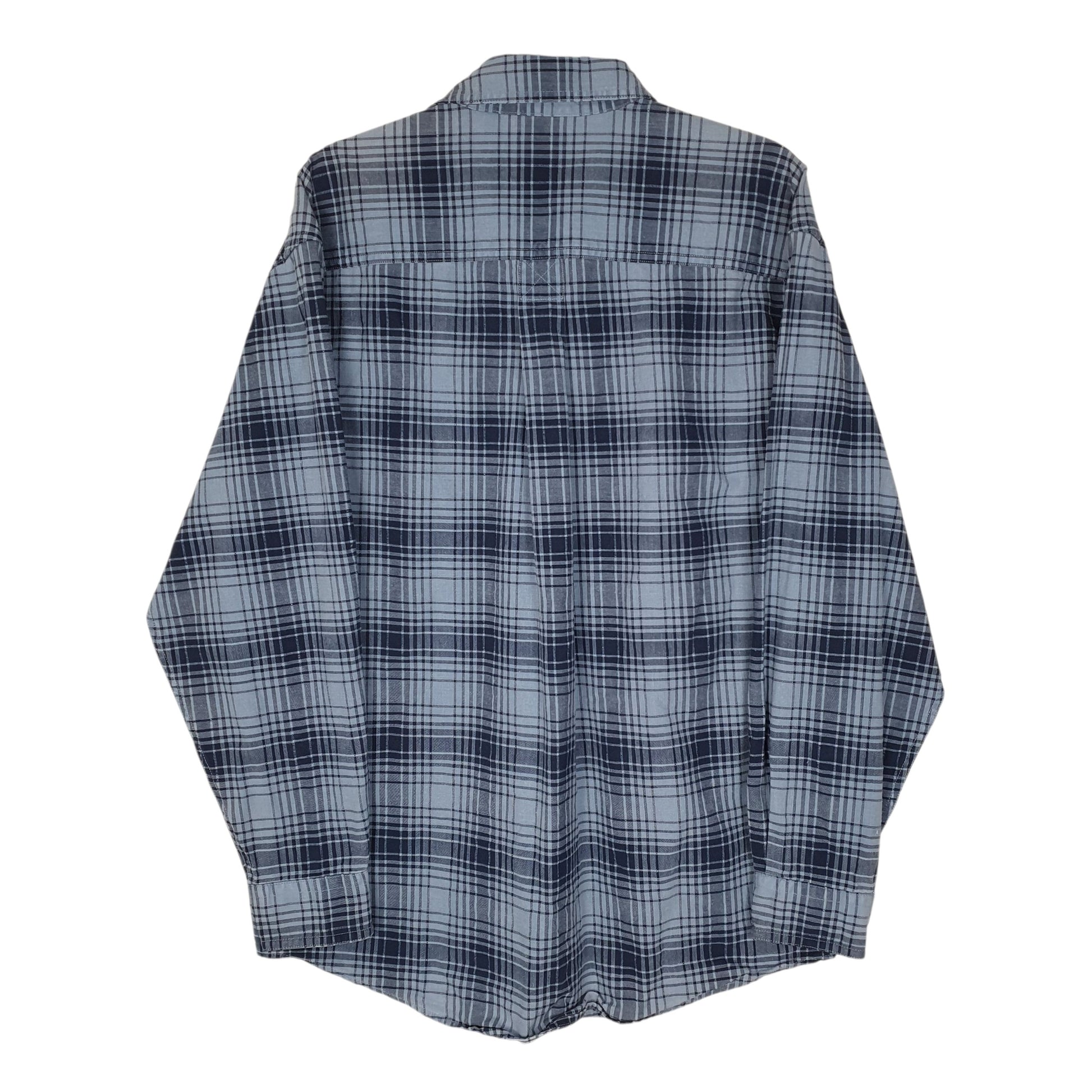 Mens Blue L.L.Bean Sunwashed Canvas  Shirt