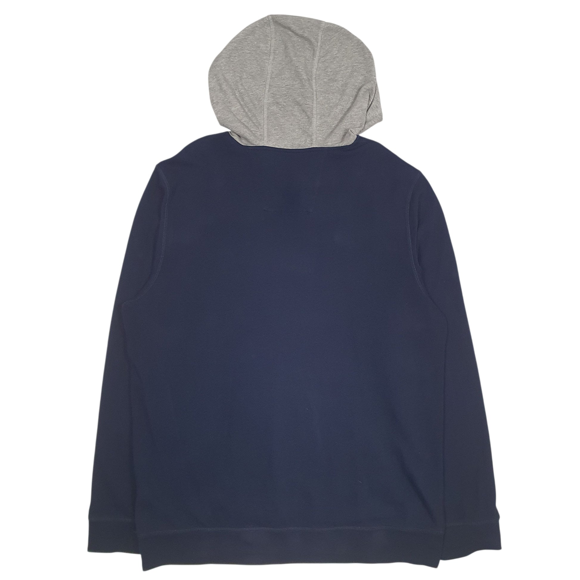 Mens Navy Nautica Spellout Hoodie Jumper