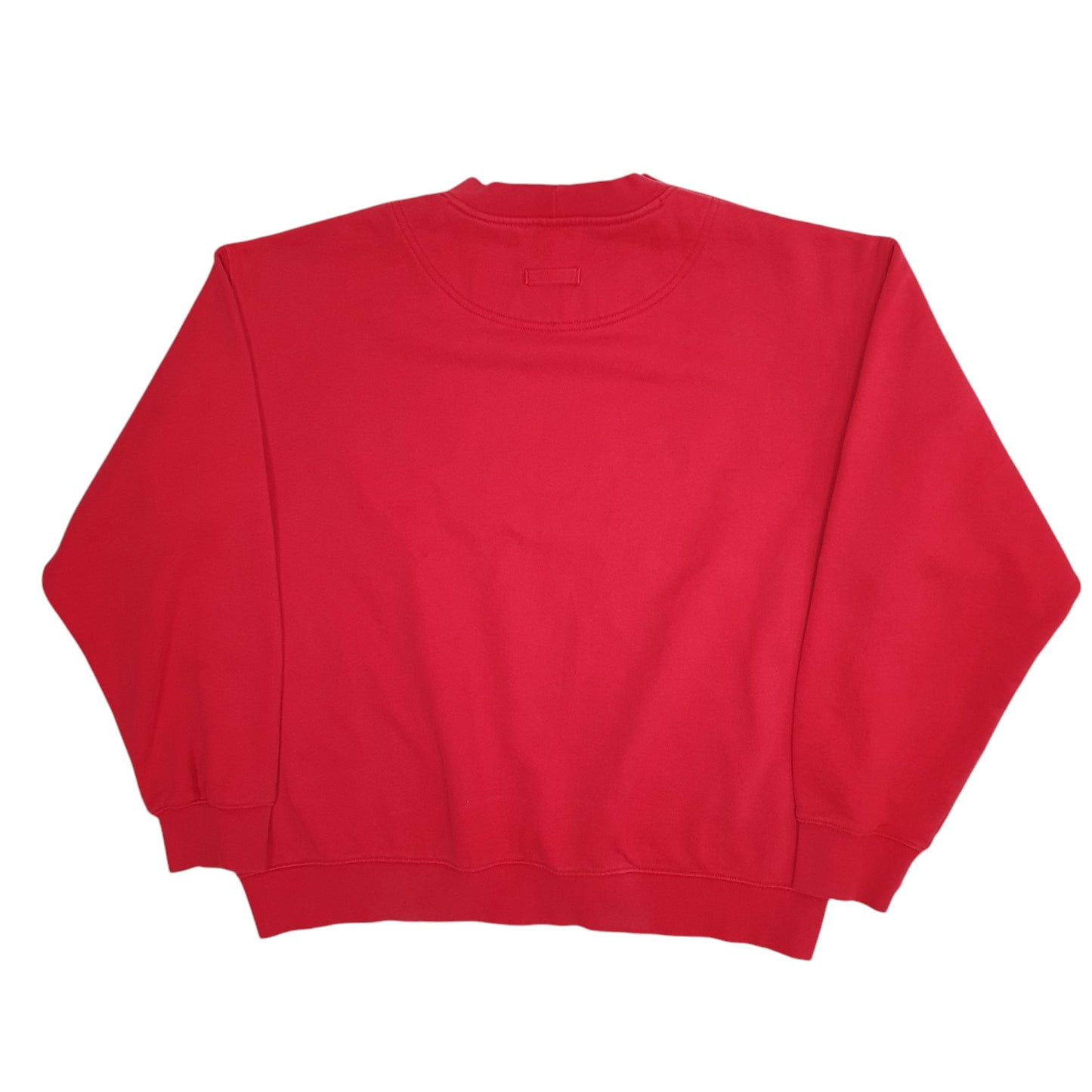 Mens Red Columbia Sportswear Company Spellout Crewneck Jumper