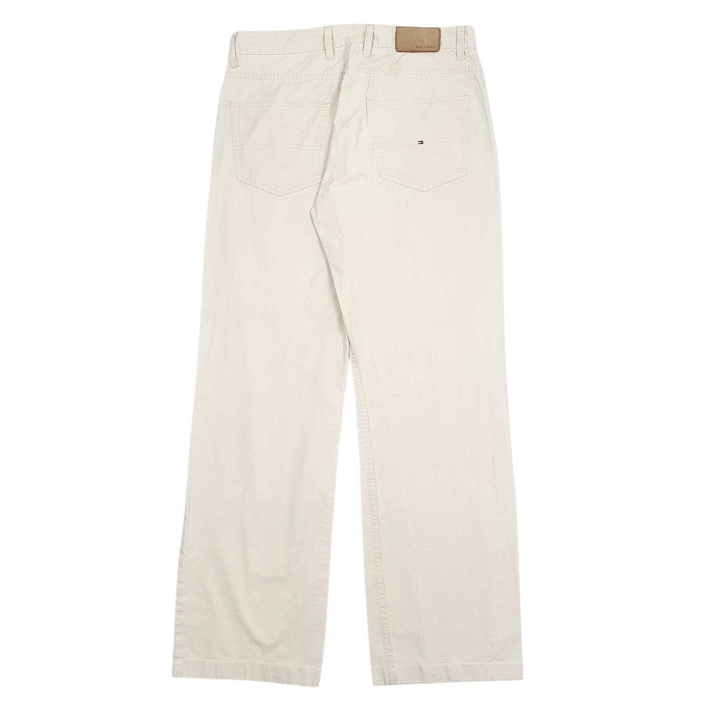 Mens Cream Tommy Hilfiger   Trousers