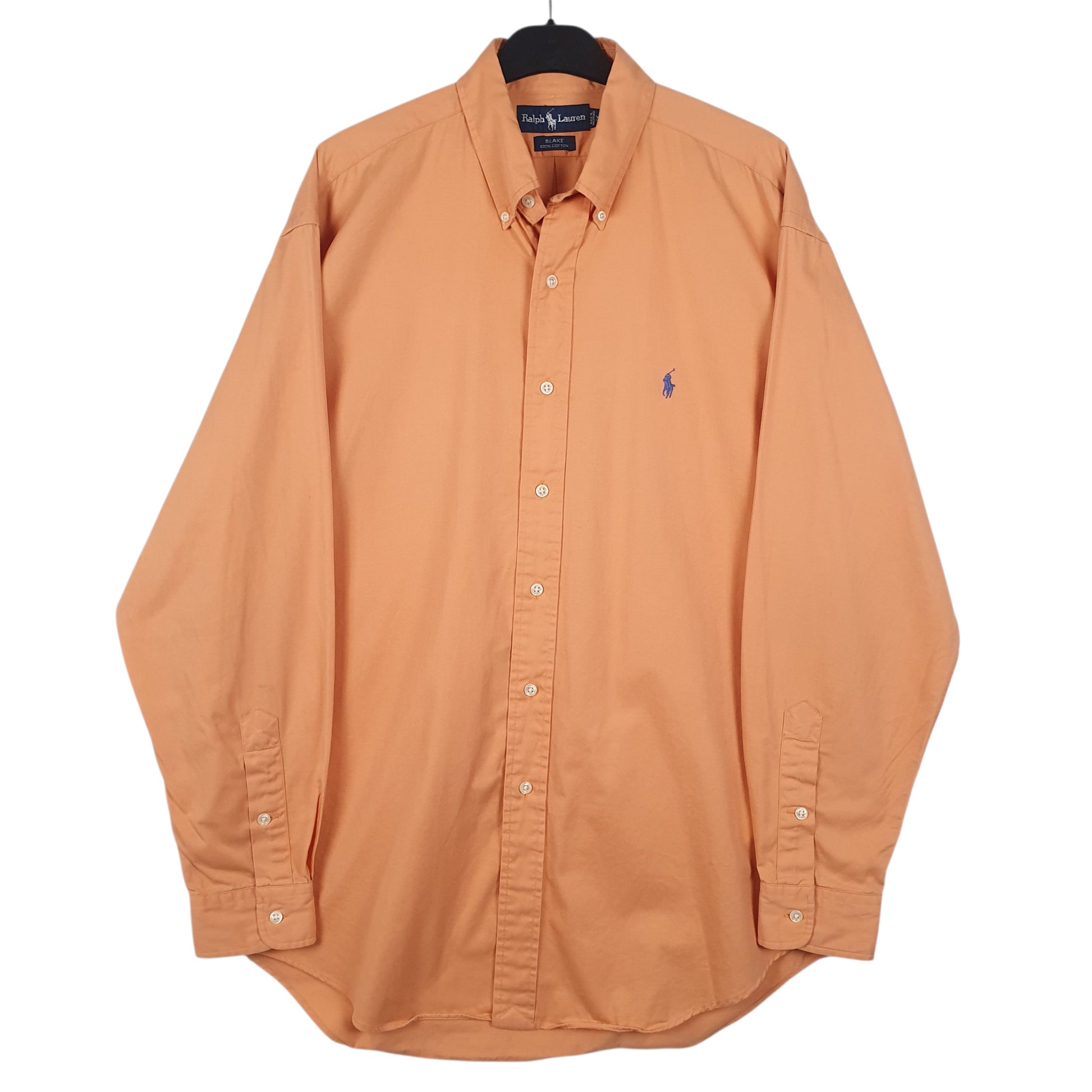 Mens Orange Ralph Lauren Blake Long Sleeve Shirt