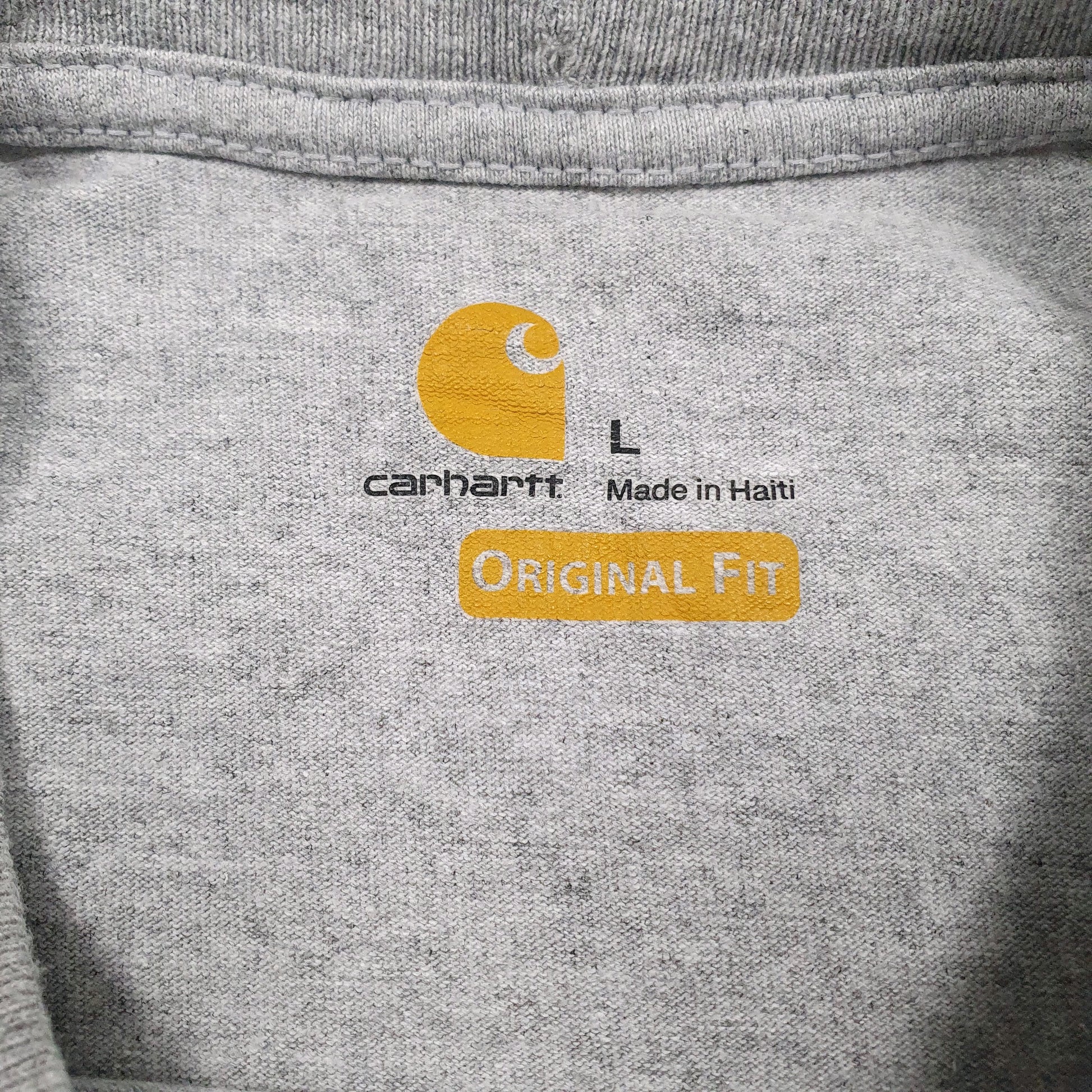 Mens Grey Carhartt   T Shirt