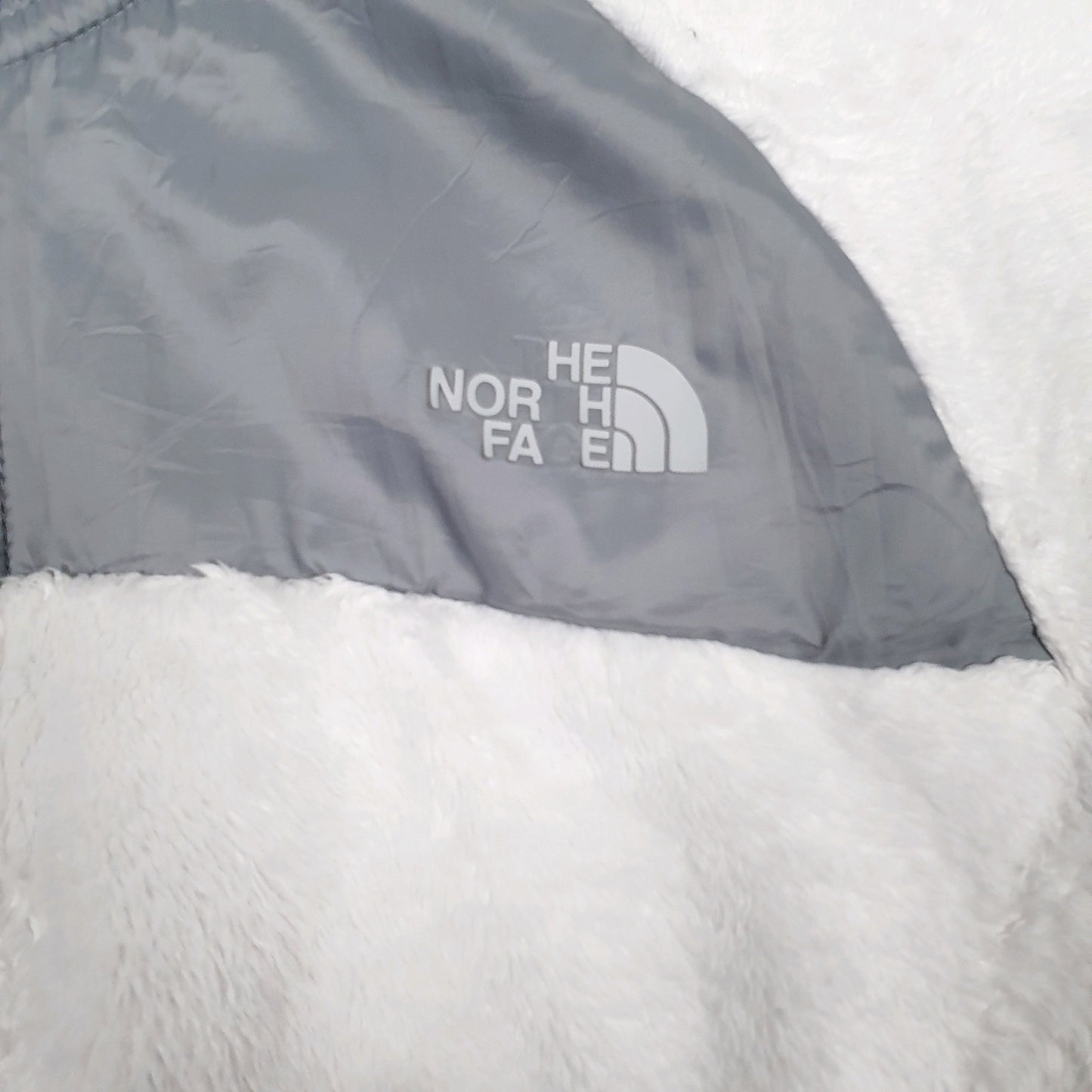 Womens White The North Face Hoodie Full Zip Jumper