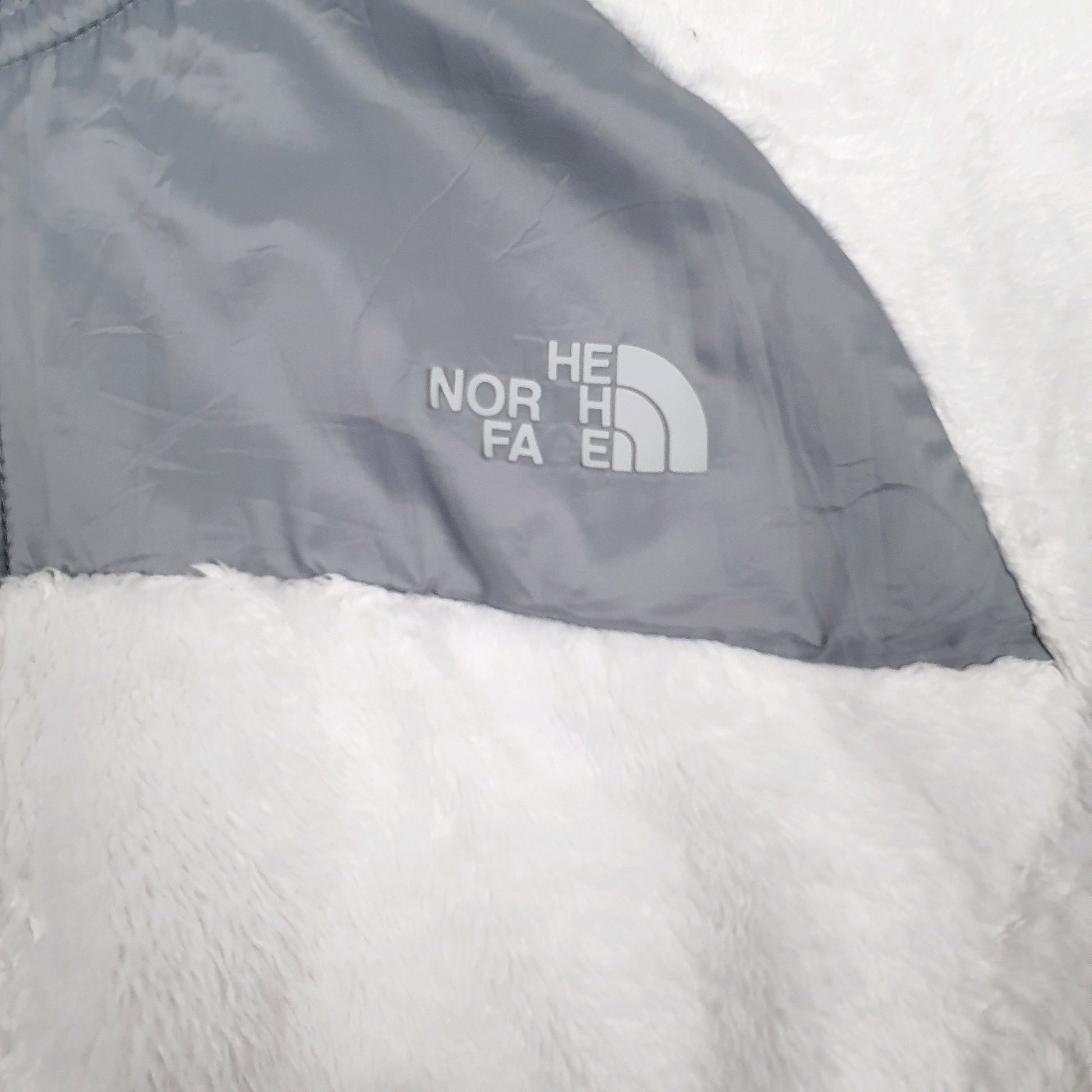 Womens White The North Face Hoodie Full Zip Jumper