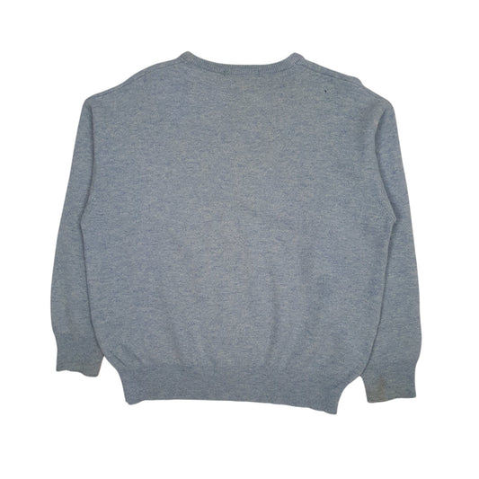 Mens Blue Burberry Vintage 90s Crewneck Jumper