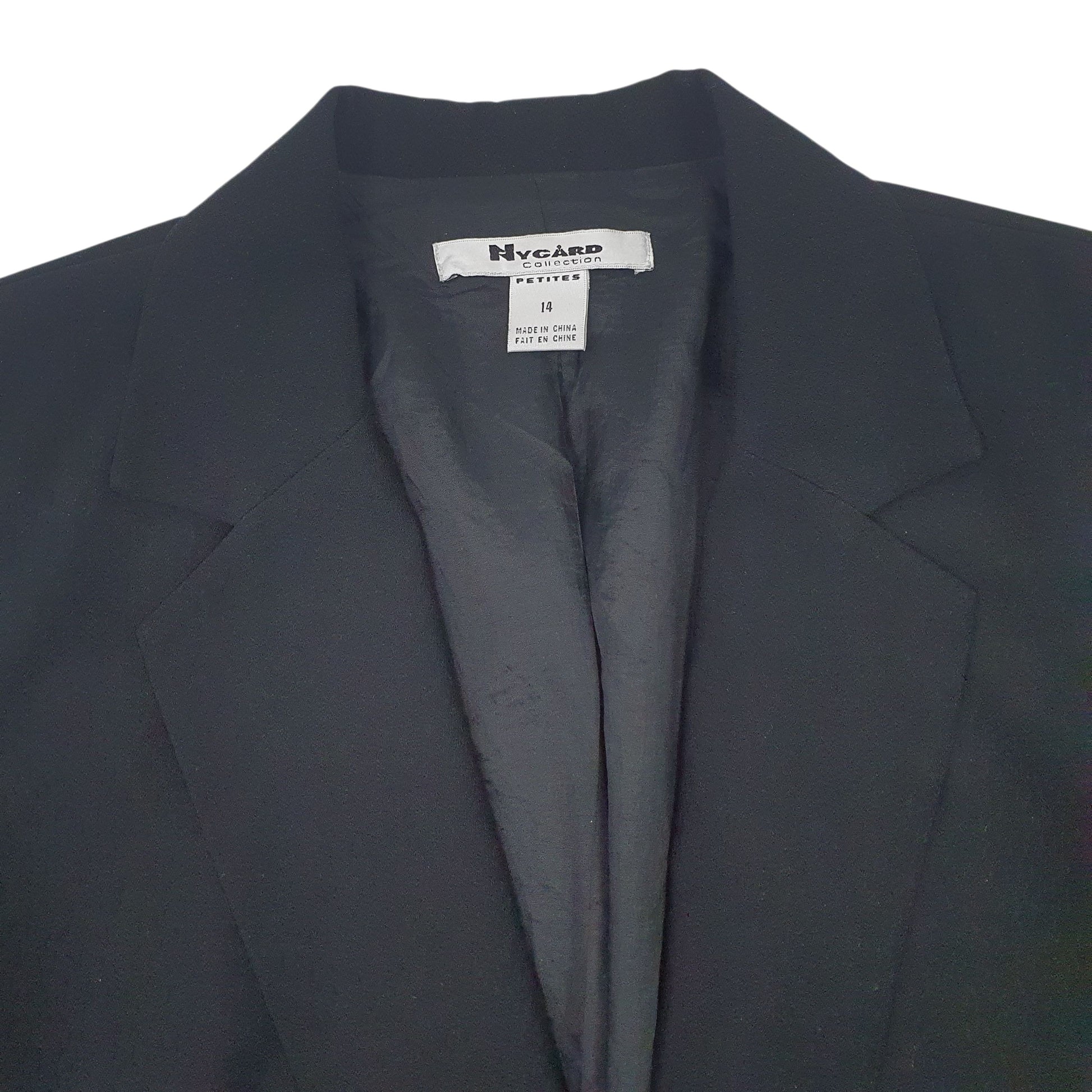 Womens Black Nygard Collection   Coat