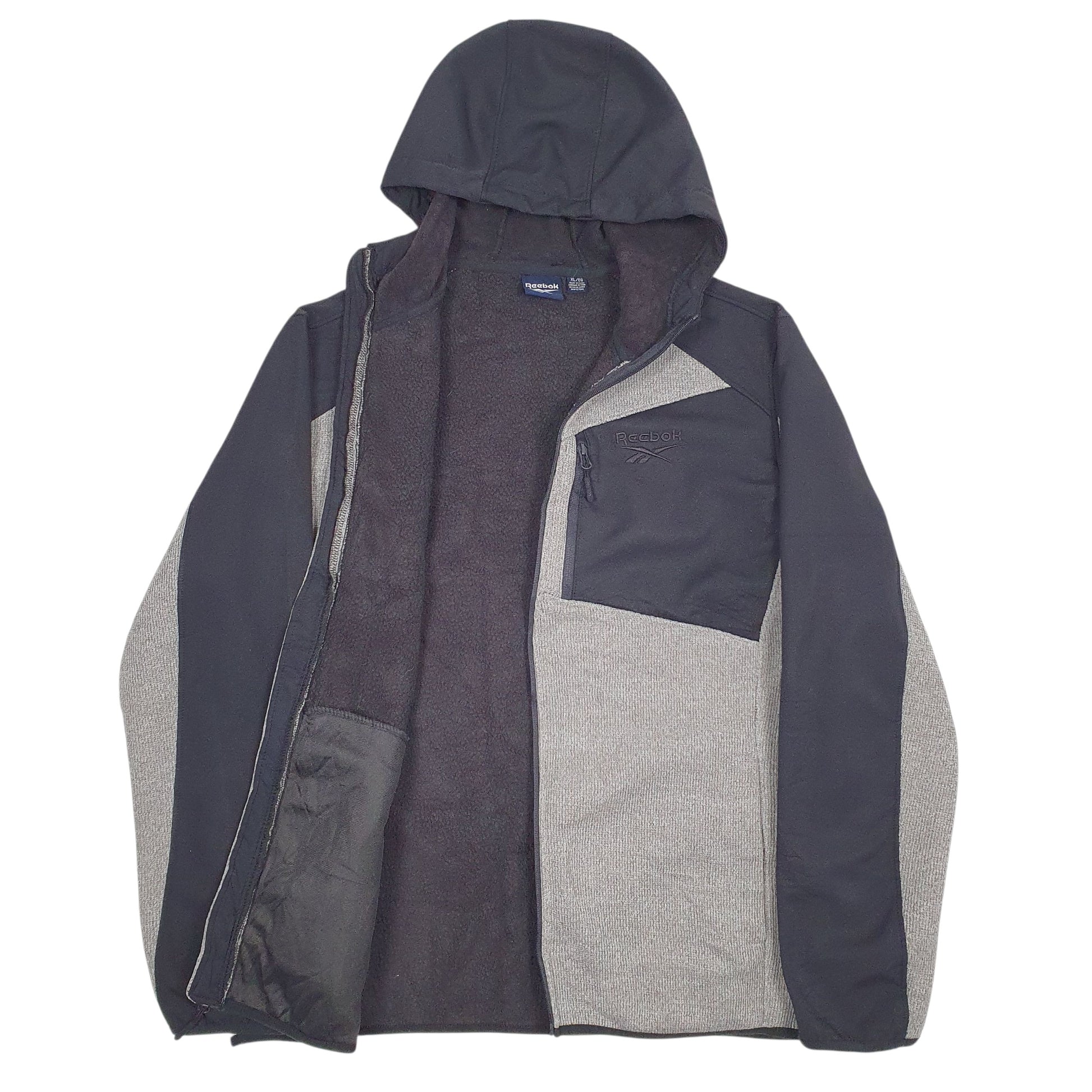 Mens Grey Reebok  Full Zip Jumper