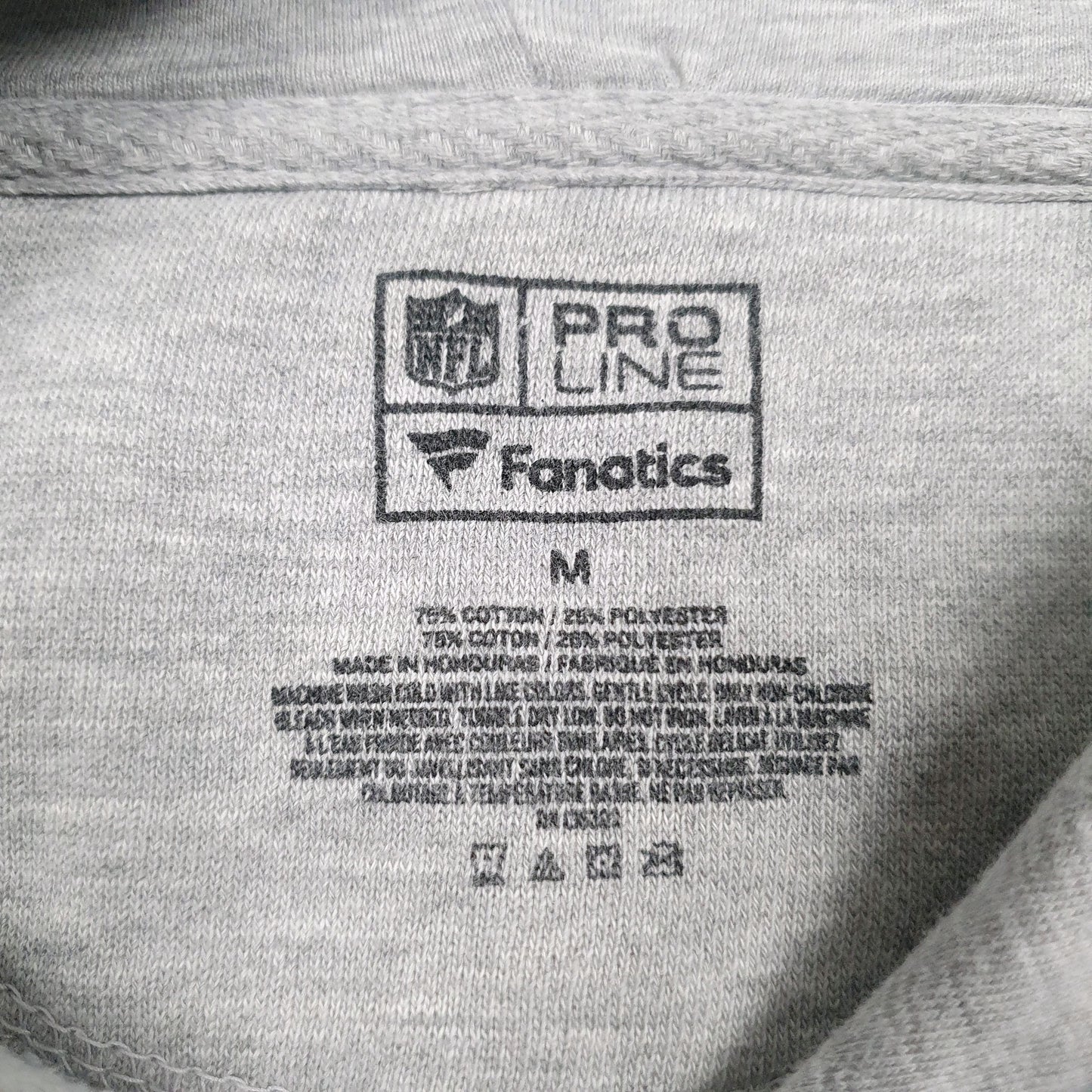 Mens Grey NFL New England Patriots Hoodie Jumper