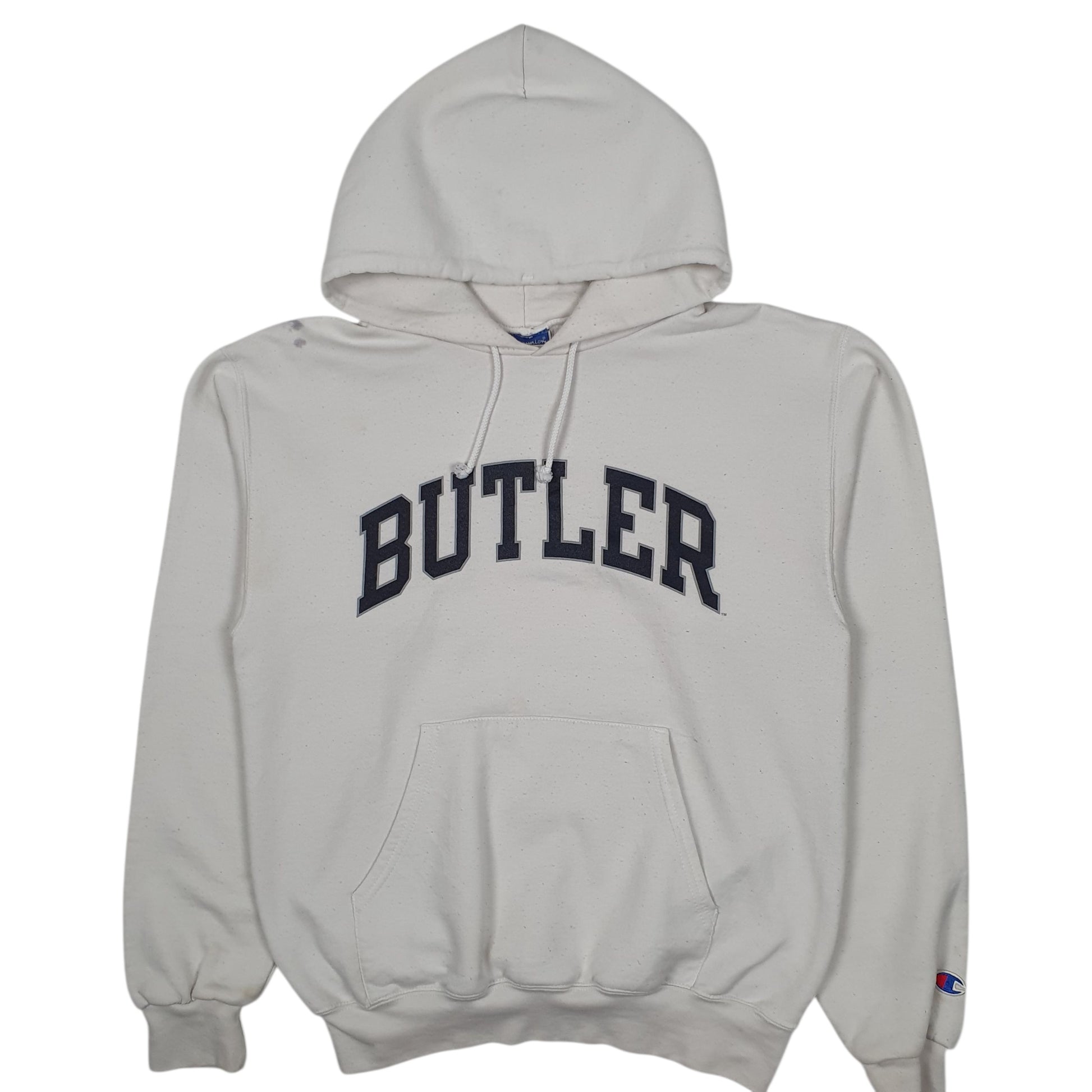 Mens White Champion Butler Hoodie Jumper