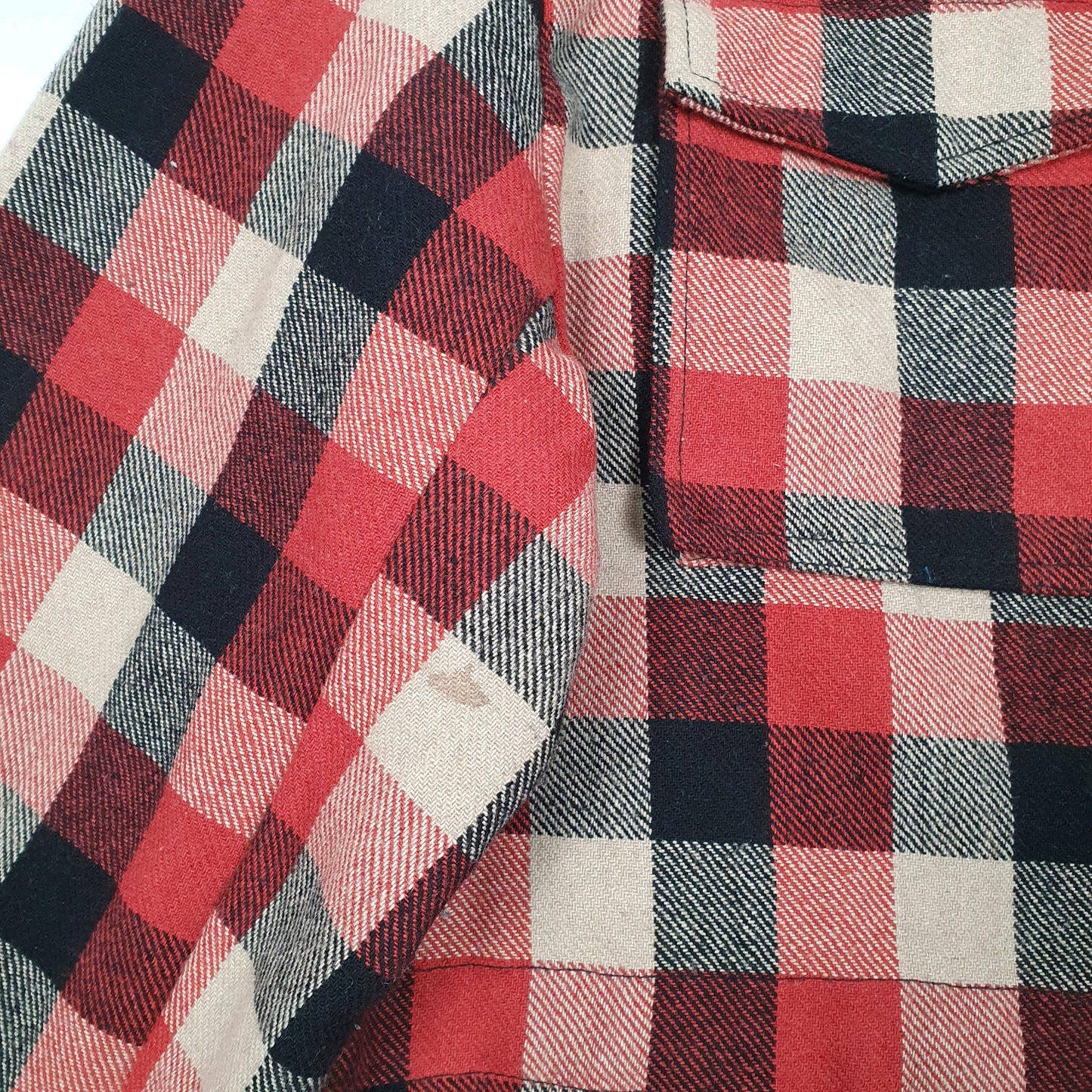 Mens Red Zara Cruiser Plaid Bomber  Coat