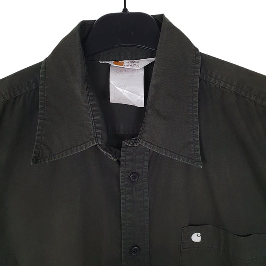Mens Green Carhartt   Shirt