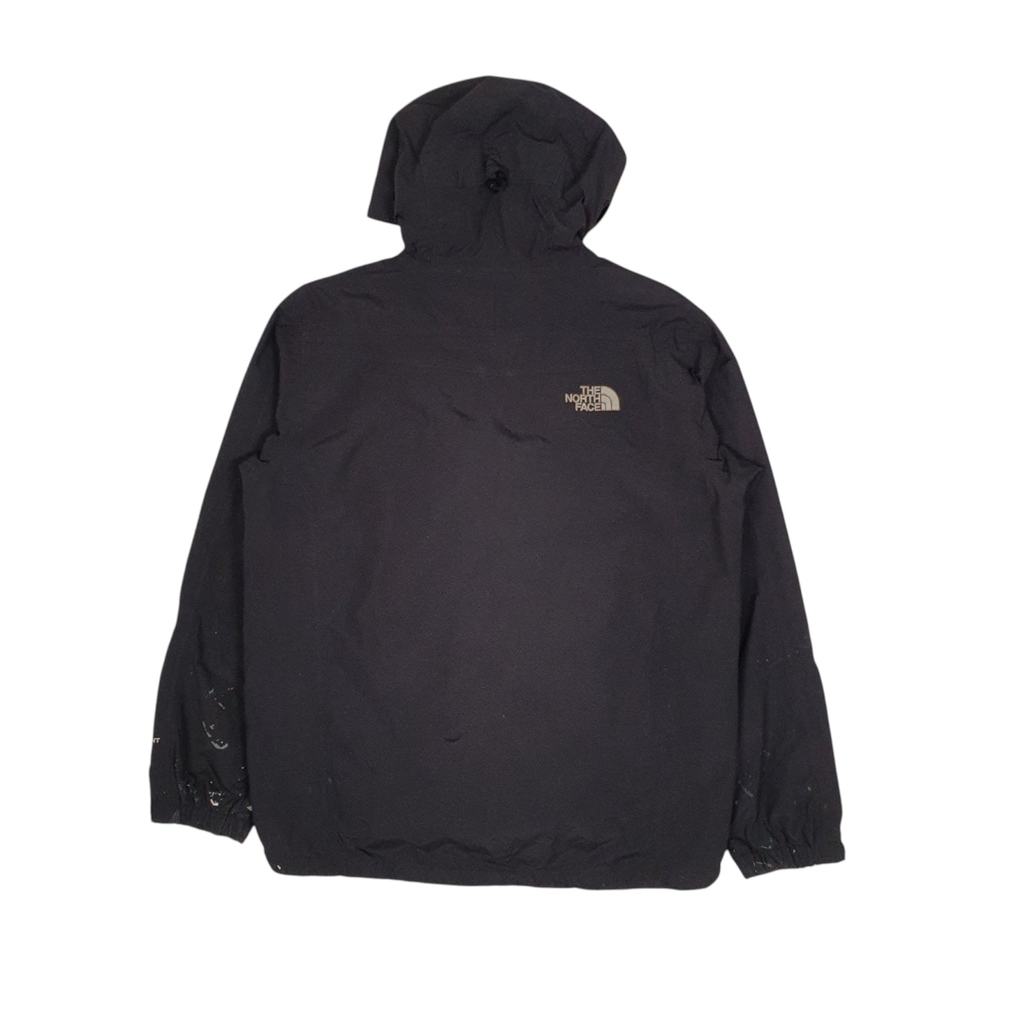 Mens Black The North Face Hyvent Crewneck Coat