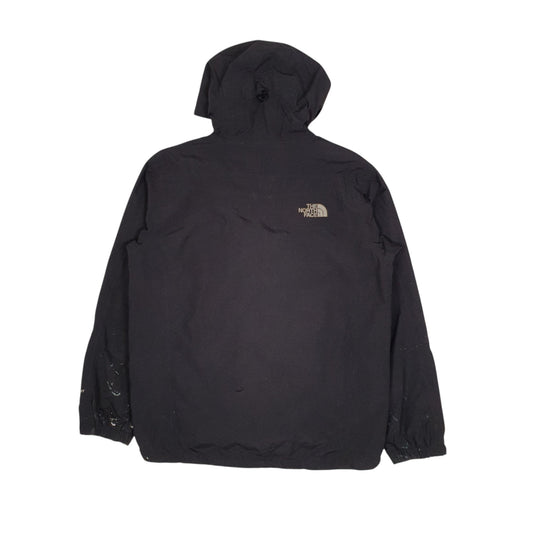 Mens Black The North Face Hyvent Crewneck Coat