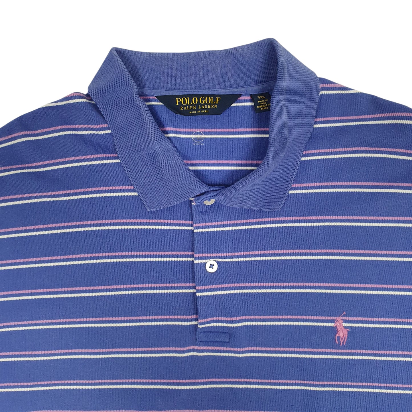 Mens Blue Polo Ralph Lauren Golf  Polo Shirt