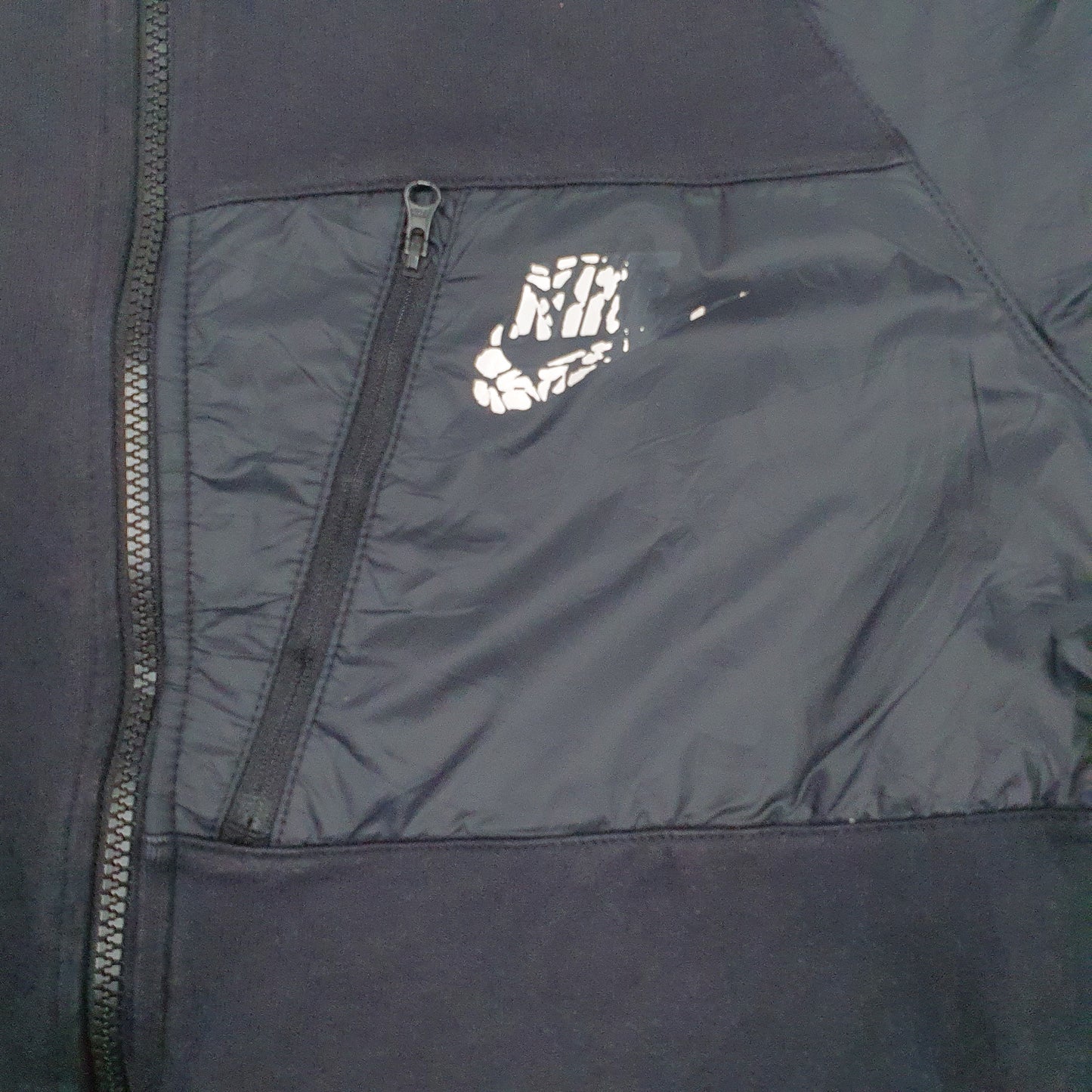 Mens Black Nike  Full Zip Jumper