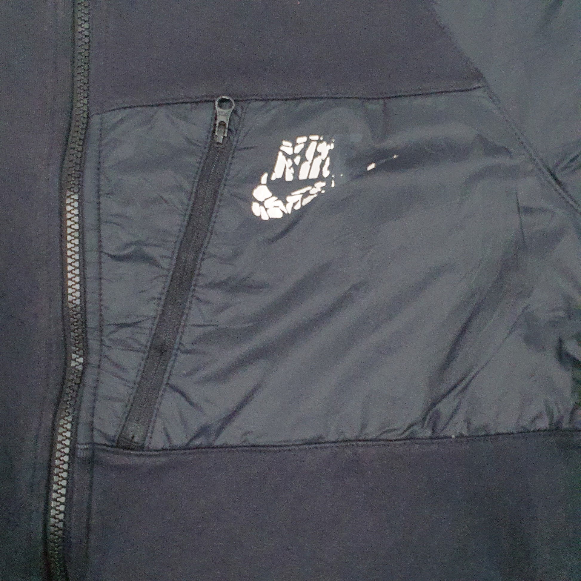 Mens Black Nike  Full Zip Jumper