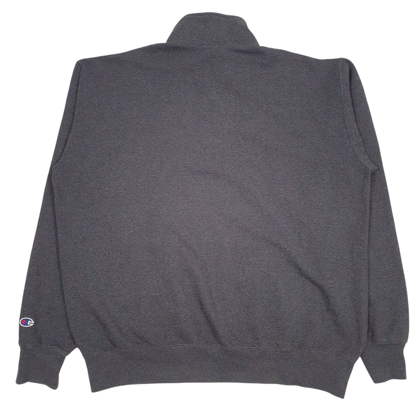 Mens Grey Champion Niagara University Quarter Zip Jumper