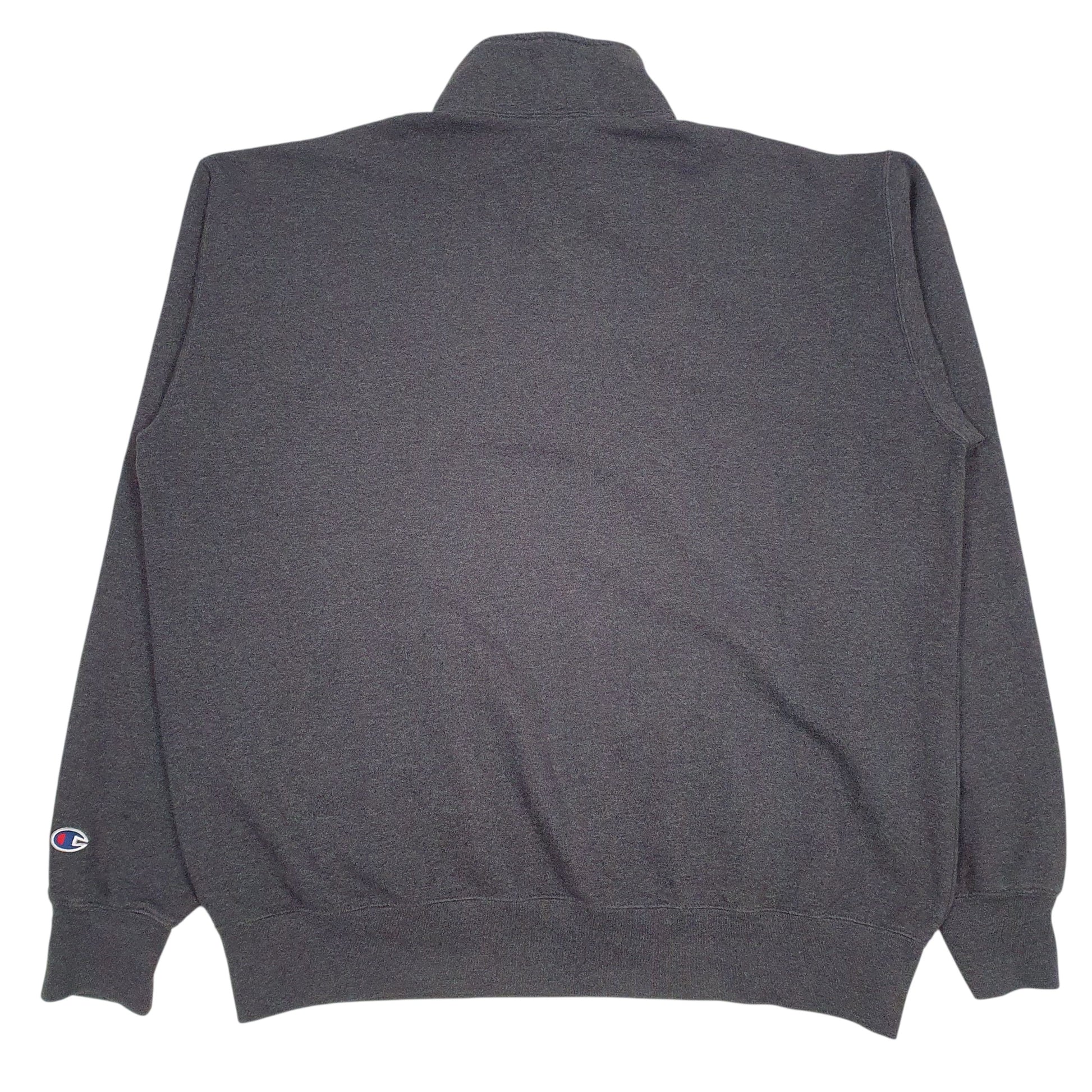 Mens Grey Champion Niagara University Quarter Zip Jumper