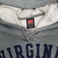 Mens Grey Nike Vintage 00s Virginia Hoodie Jumper
