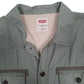 Mens Green Levis Overshirt Sherpa Lined  Coat