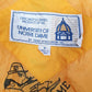 Mens Yellow Turbo Sportswear Vintage 90s Notre Dame Fighting Irish  Coat