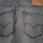 Mens Grey Levis   Jeans
