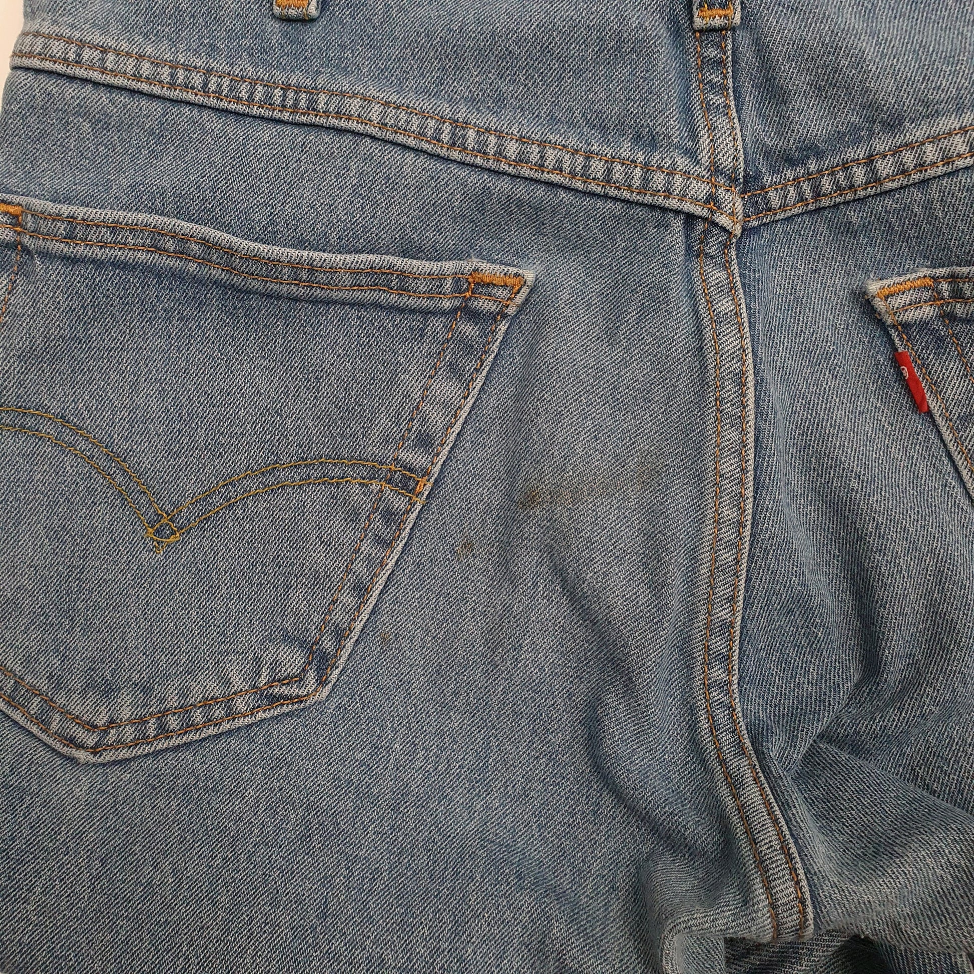 Mens Blue Levis Cowboy Rodeo  Jeans