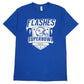 Mens Blue Jerzees  Short Sleeve T Shirt