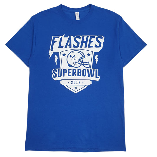 Mens Blue Jerzees  Short Sleeve T Shirt