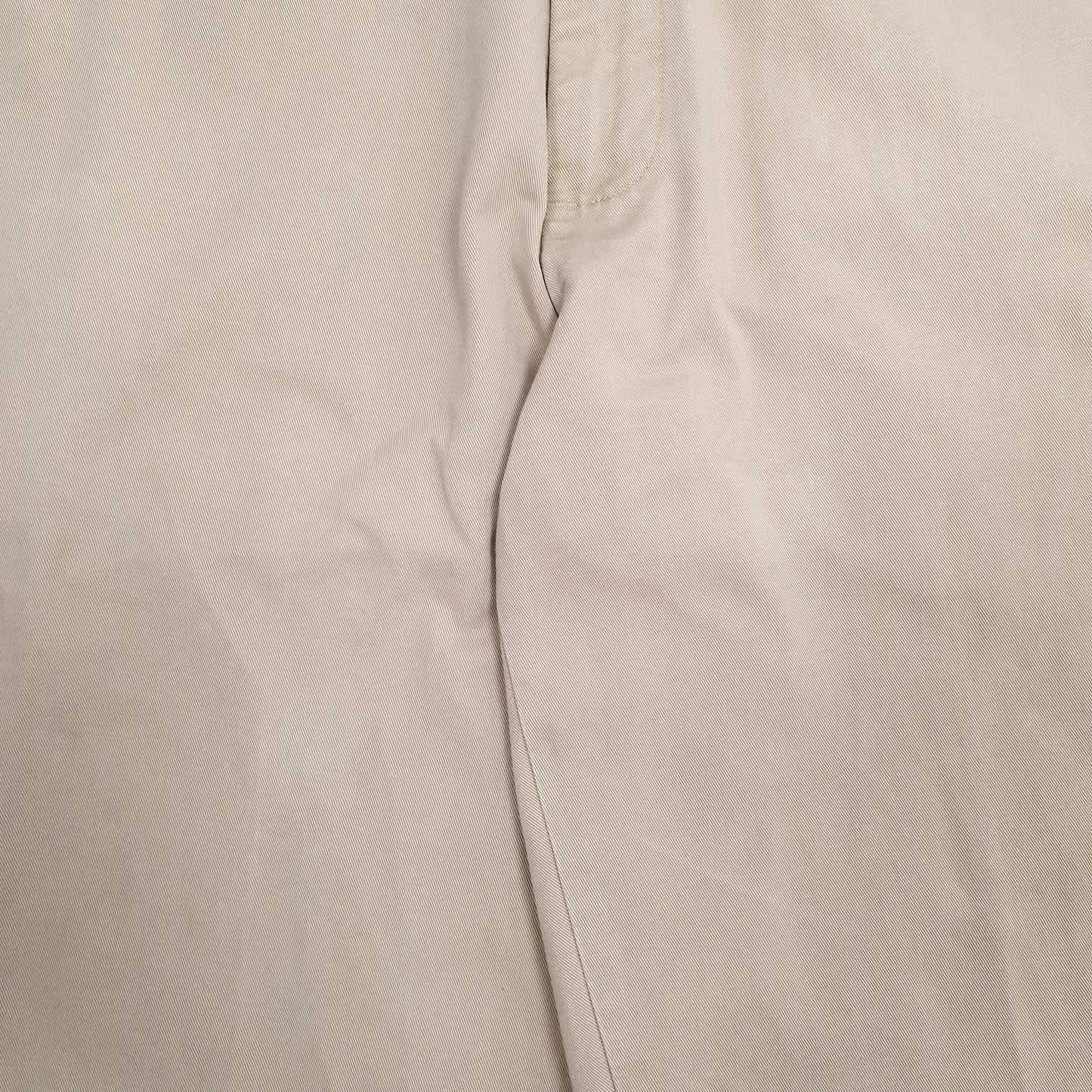 Mens Beige Polo Ralph Lauren Gordon Pant Vintage 90s  Trousers