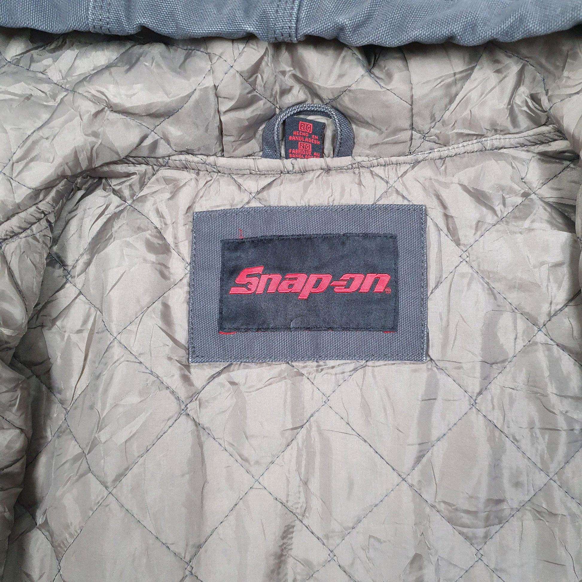 Mens Grey Snap-On Active Hoodie  Coat
