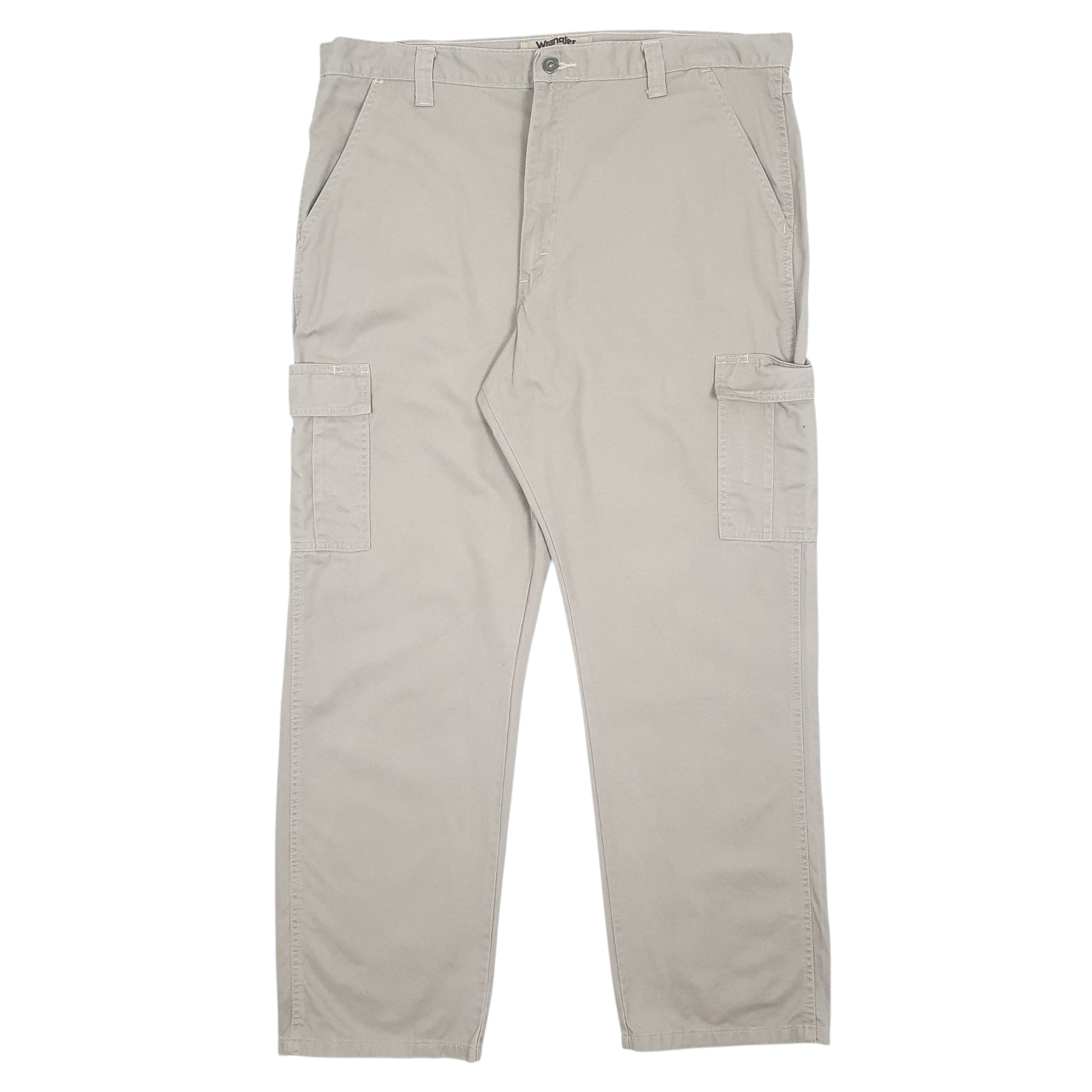 Mens Grey Wrangler  Cargo Trousers