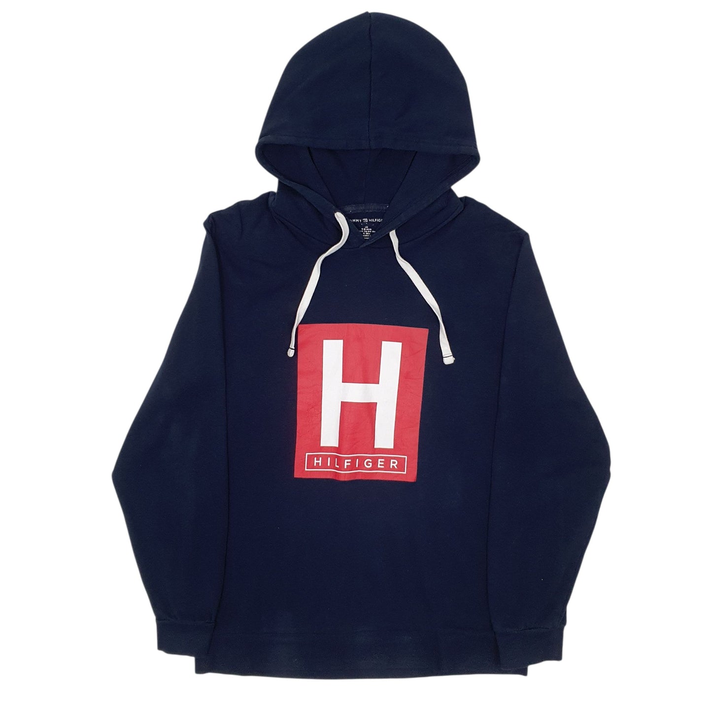 Mens Navy Tommy Hilfiger Lightweight Hoodie Jumper