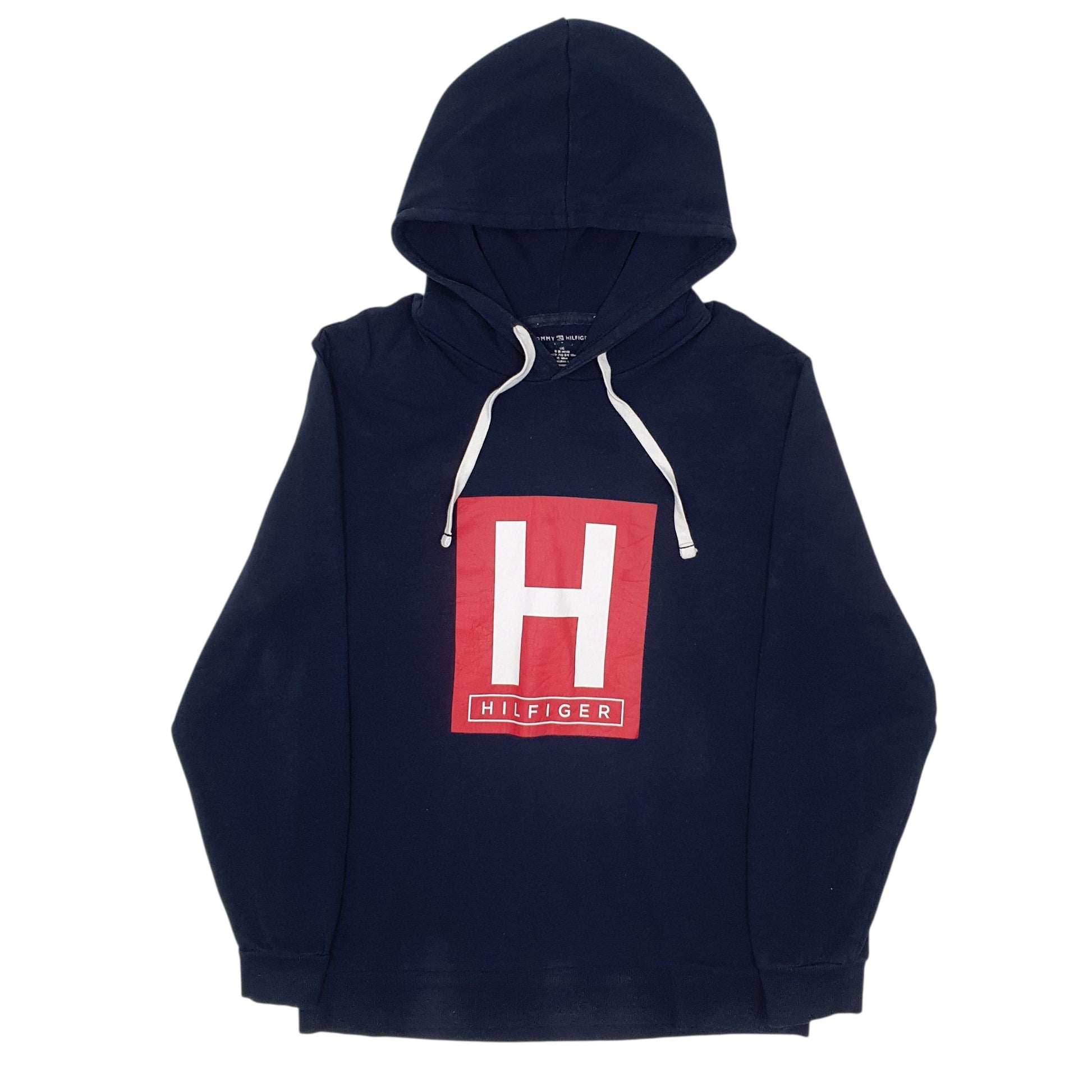 Mens Navy Tommy Hilfiger Lightweight Hoodie Jumper