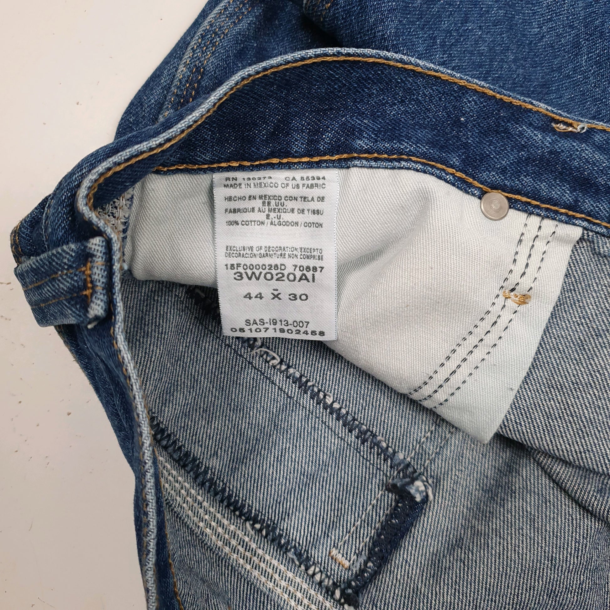 Mens Blue Wrangler Carpenter  Jeans