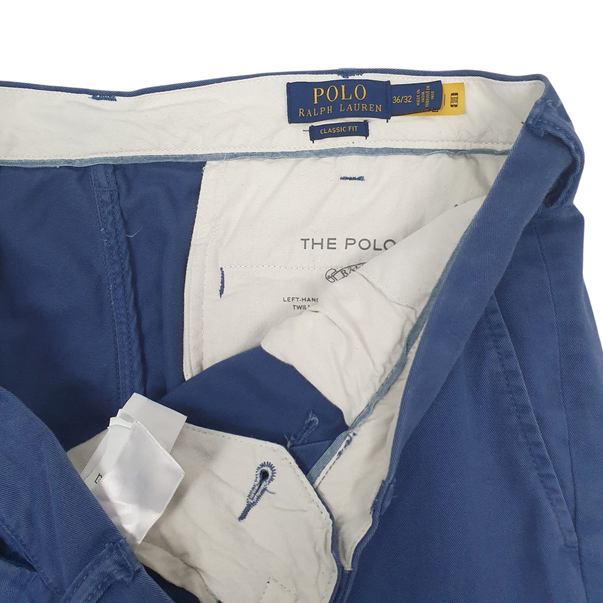 Mens Blue Polo Ralph Lauren Classic Fit  Trousers