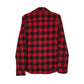 Mens Red Woolrich Thick Plaid  Shirt