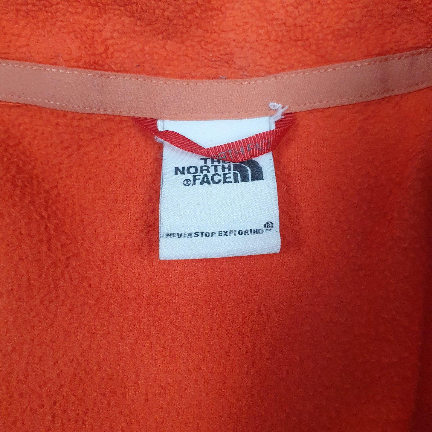 Womens Orange The North Face  Quarter Zip Jumper