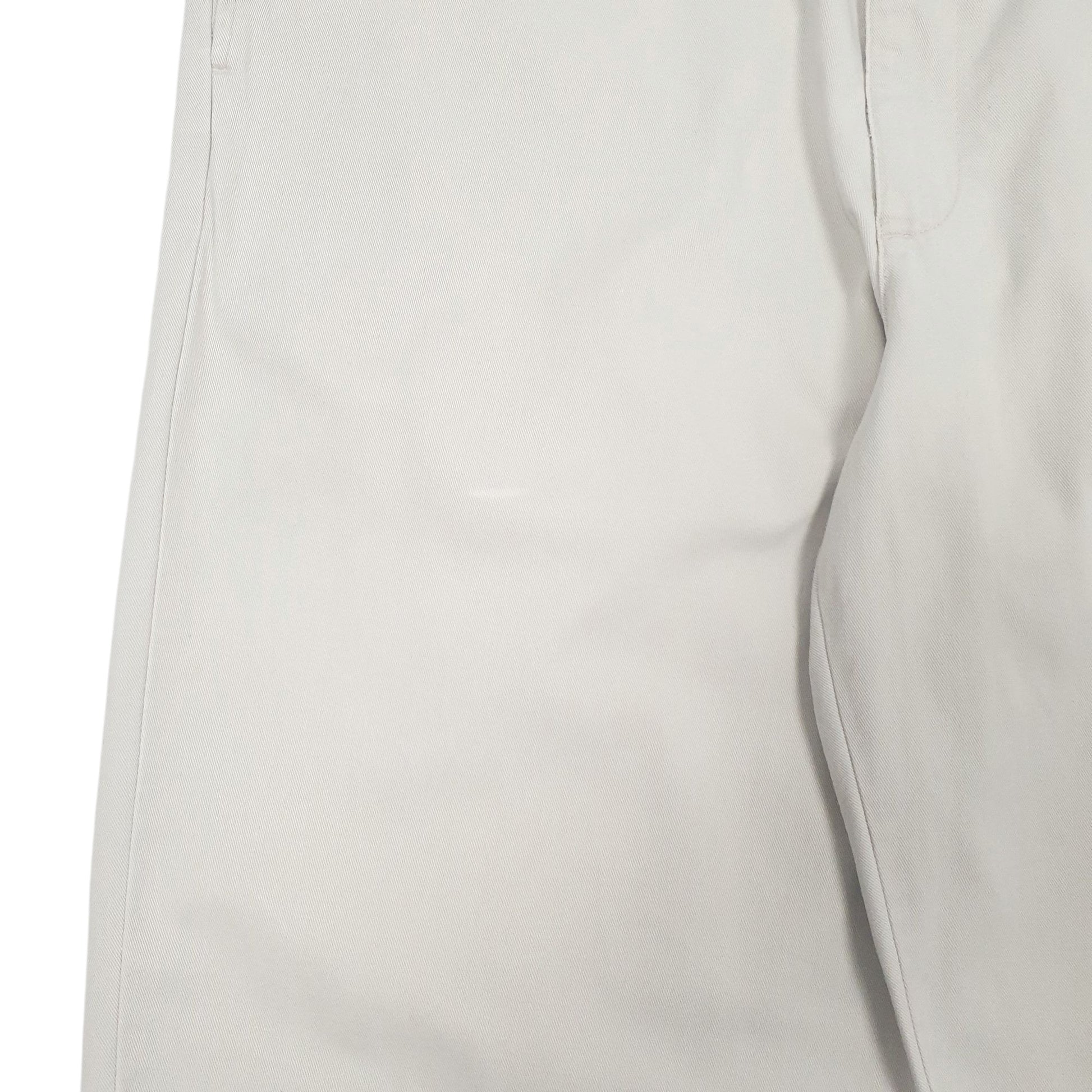 Mens Cream Polo Ralph Lauren Philip Pant Vintage 90s  Trousers