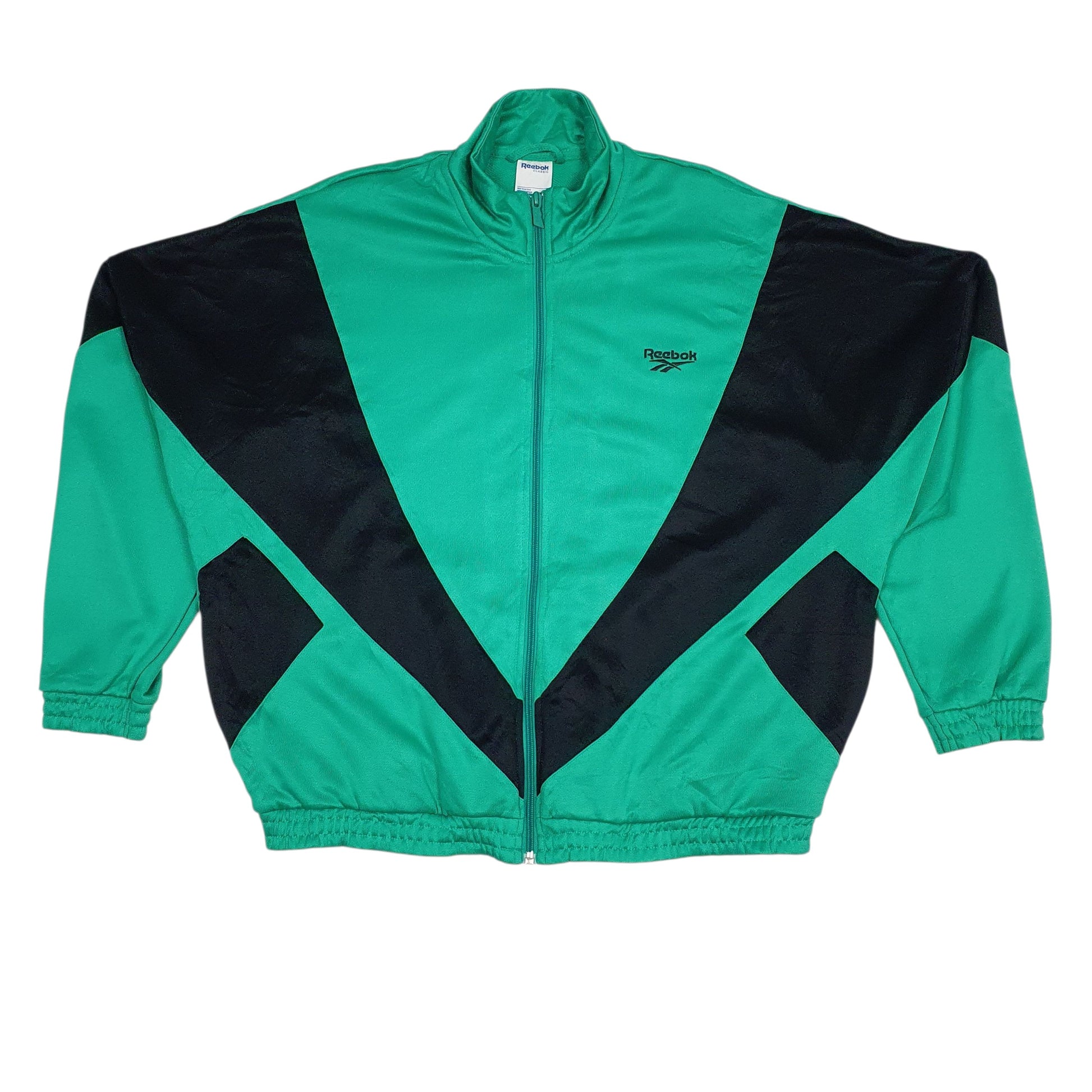 Mens Green Reebok Retro  Coat