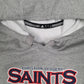 Mens Grey Adidas Saints Hoodie Jumper