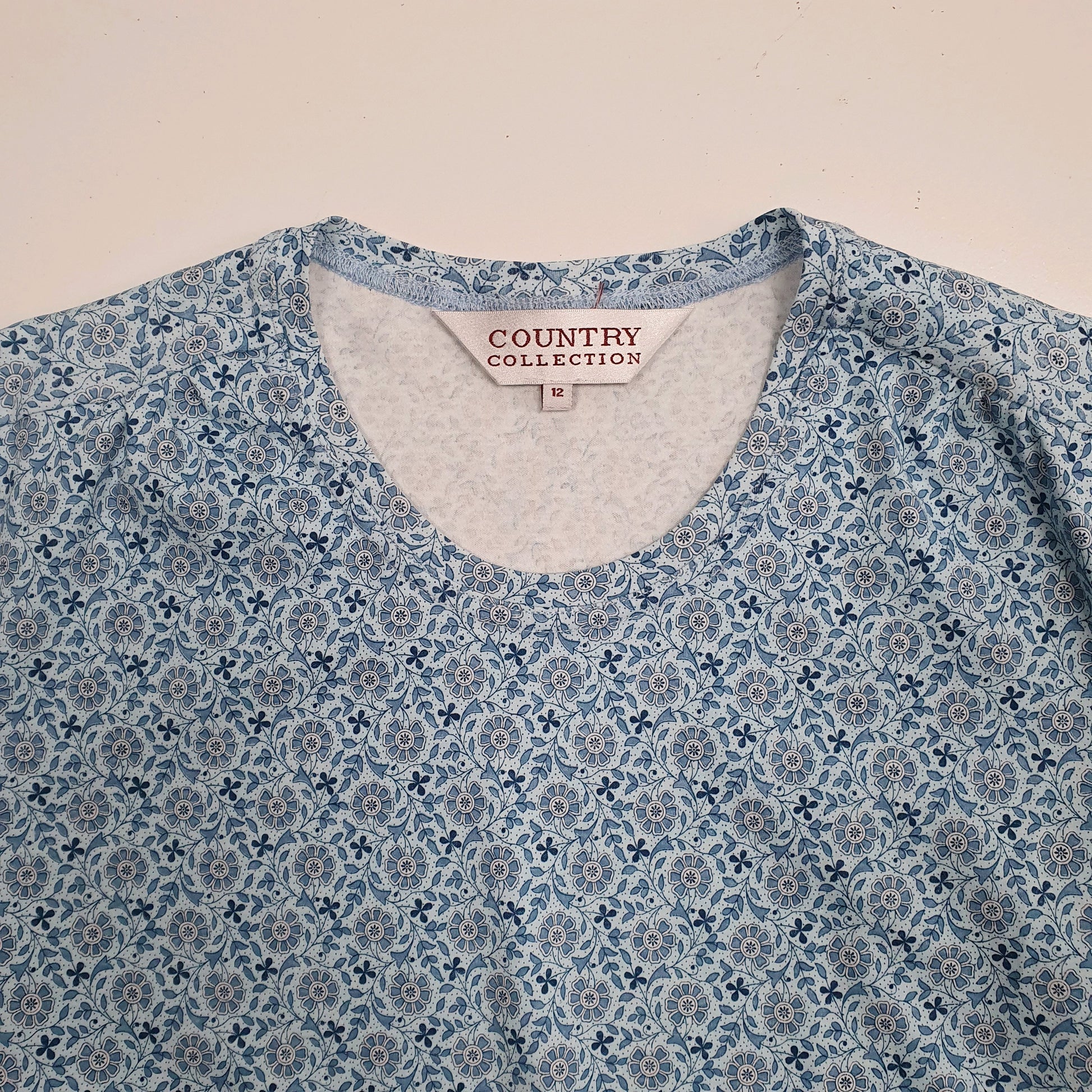 Womens Blue Country Collection   T Shirt