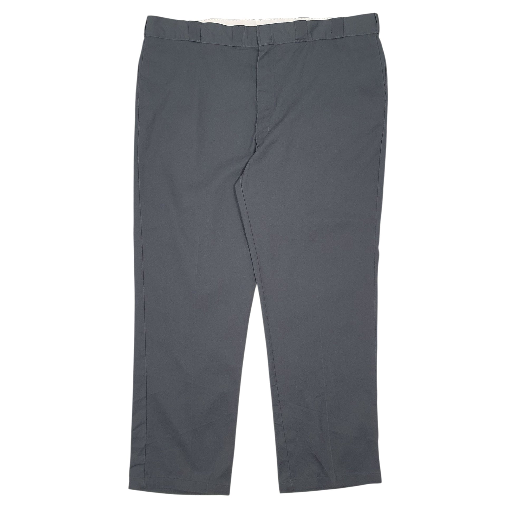 Mens Grey Dickies 874 Workwear Chino Trousers