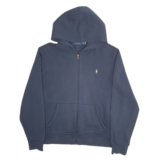 Mens Navy Polo Ralph Lauren Hoodie Full Zip Jumper