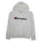 Mens White Champion  Hoodie Jumper