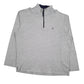 Mens Grey Nautica  Quarter Zip Jumper