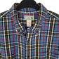 Mens Blue L.L.Bean Thick Flannel  Shirt