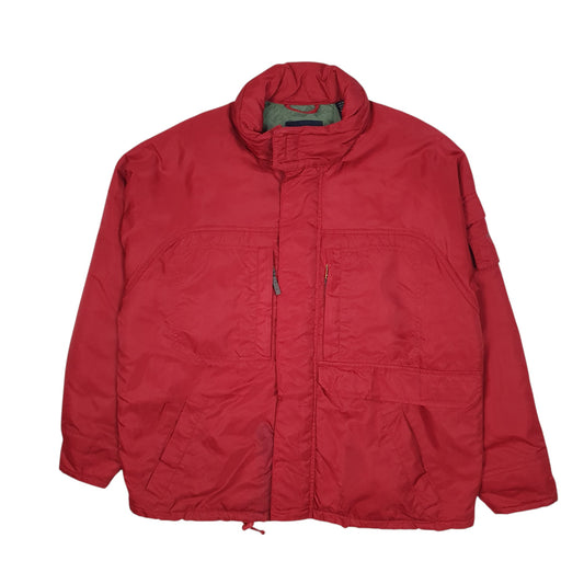 Mens Red Nautica Jeans Company  Coat