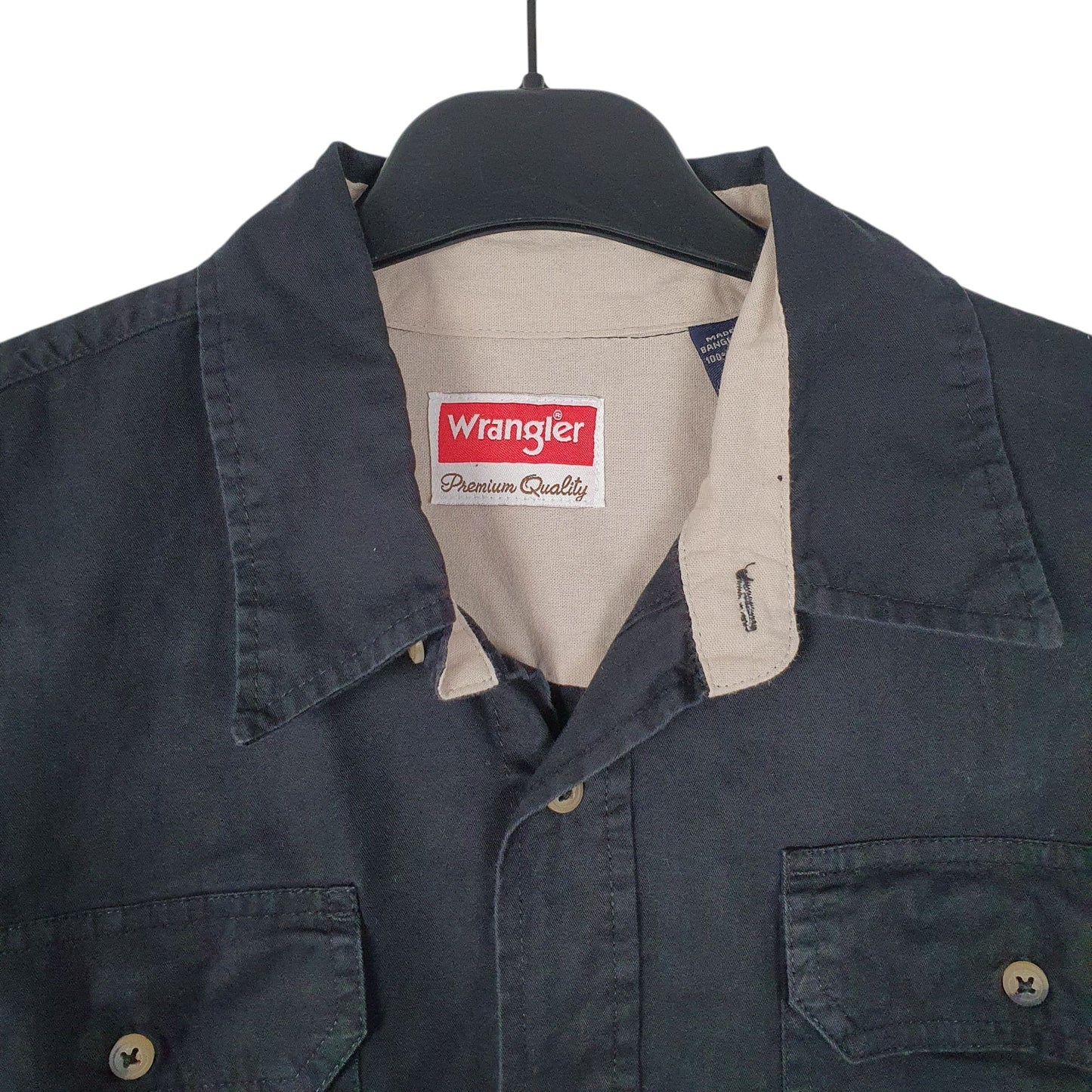 Mens Black Wrangler   Shirt