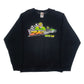 Mens Black Fruit Of The Loom  Crewneck Jumper